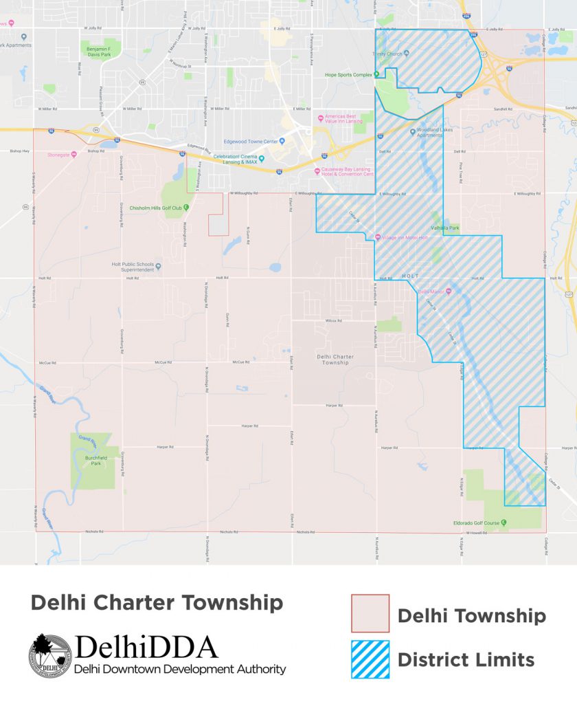DDA Map Delhi Downtown Development Authority